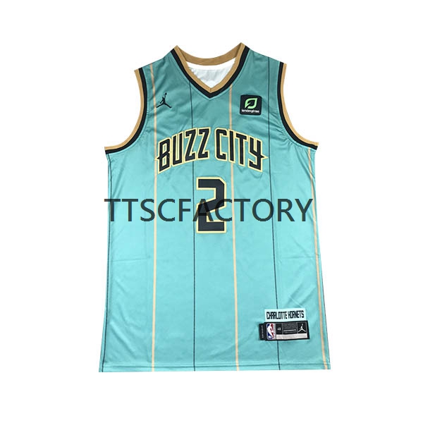 Charlotte Hornets Trikot James Bouknight 2 Jordan 2022-23 City Edition Green Swingman - Herren Charlotte Hornets Trikot James Bouknight 2 Jordan 2022-23 City Edition Green Swingman - Herren